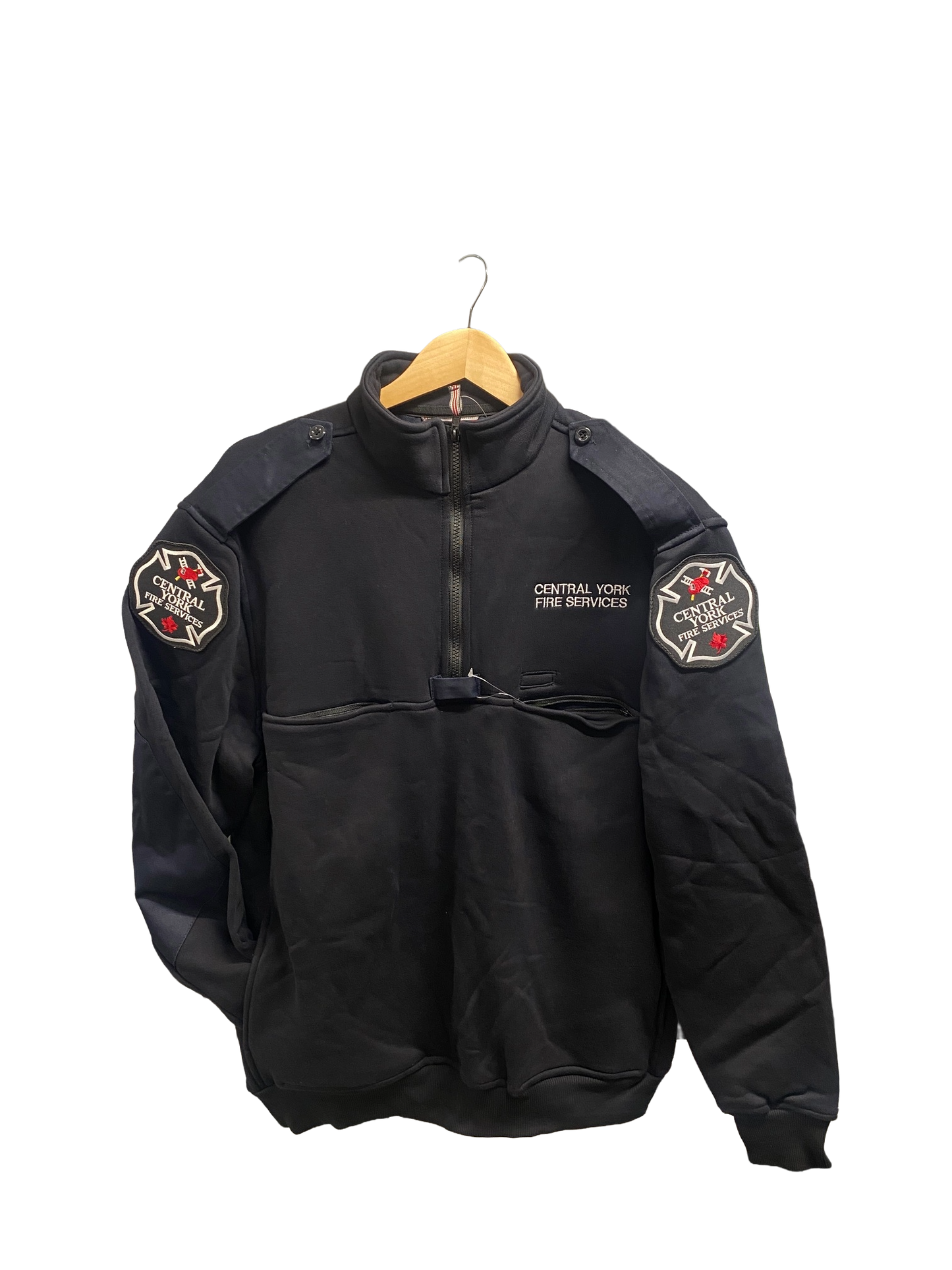 1/4 Zip - Job Sweater - Navy - Silver Crest