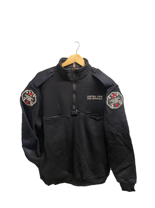 1/4 Zip - Job Sweater - Navy - Silver Crest