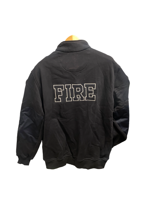 1/4 Zip - Job Sweater - Navy - Silver Crest