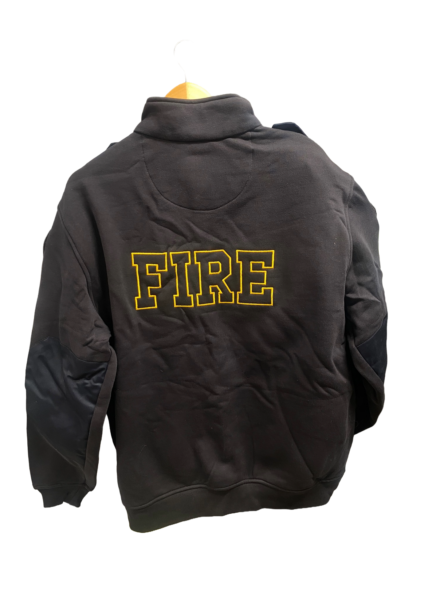 1/4 Zip - Job Sweater - Navy - Gold Crest