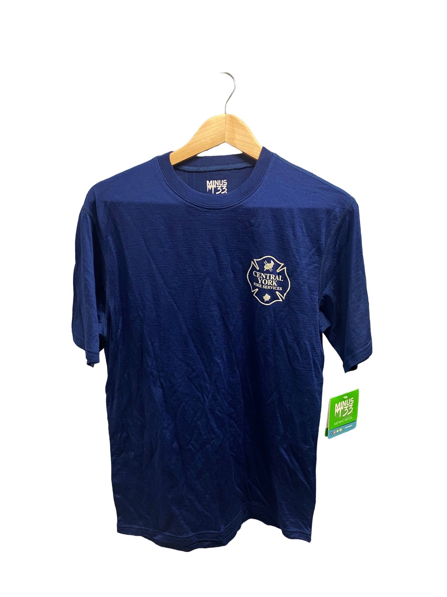 Merino Wool T-Shirt - Navy - Silver