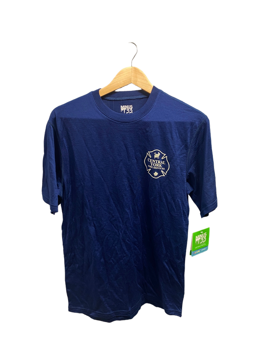 Merino Wool T-Shirt - Navy - Silver