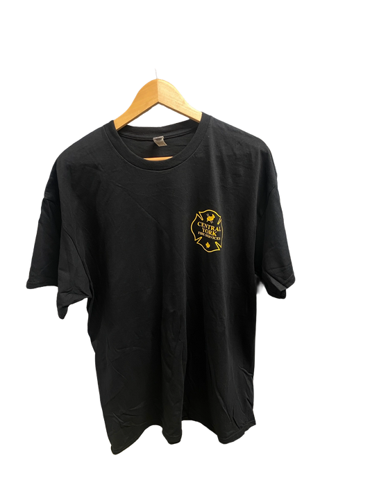 Merino Wool T-Shirt - Black - Gold