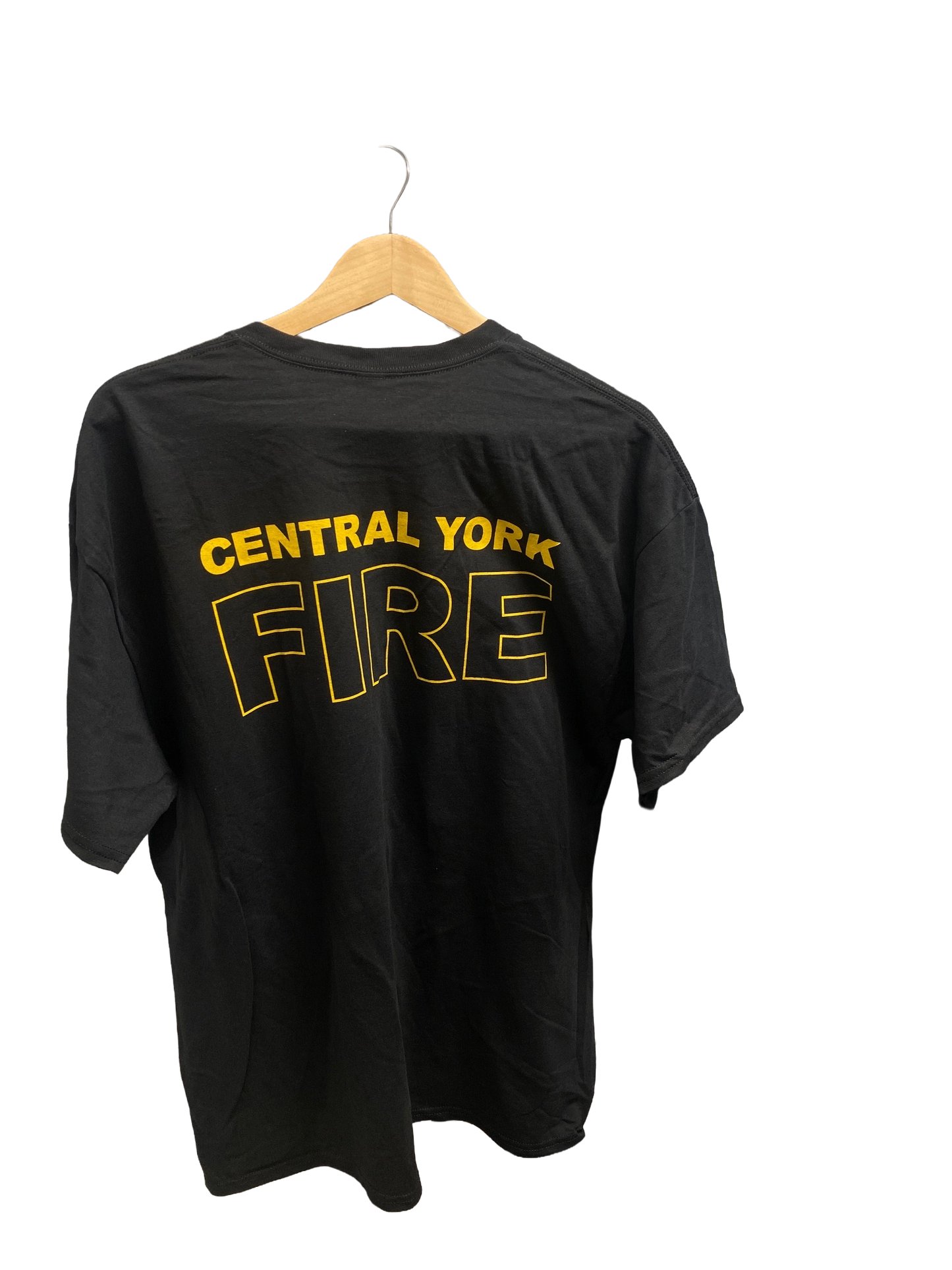 Black  Cotton T-Shirt - Gold