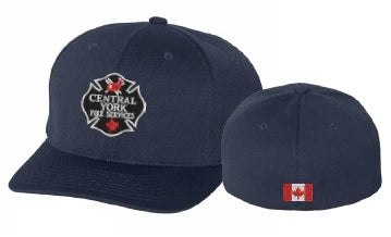 Ball Cap - Fitted - Navy - Silver - SIZED/Fullback