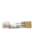 Metal name Plate - Silver - Fire Fighter