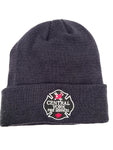 Navy Toque - Silver